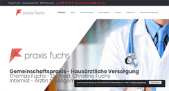 Desktop Screenshot of praxis-fuchs-muenchen.de